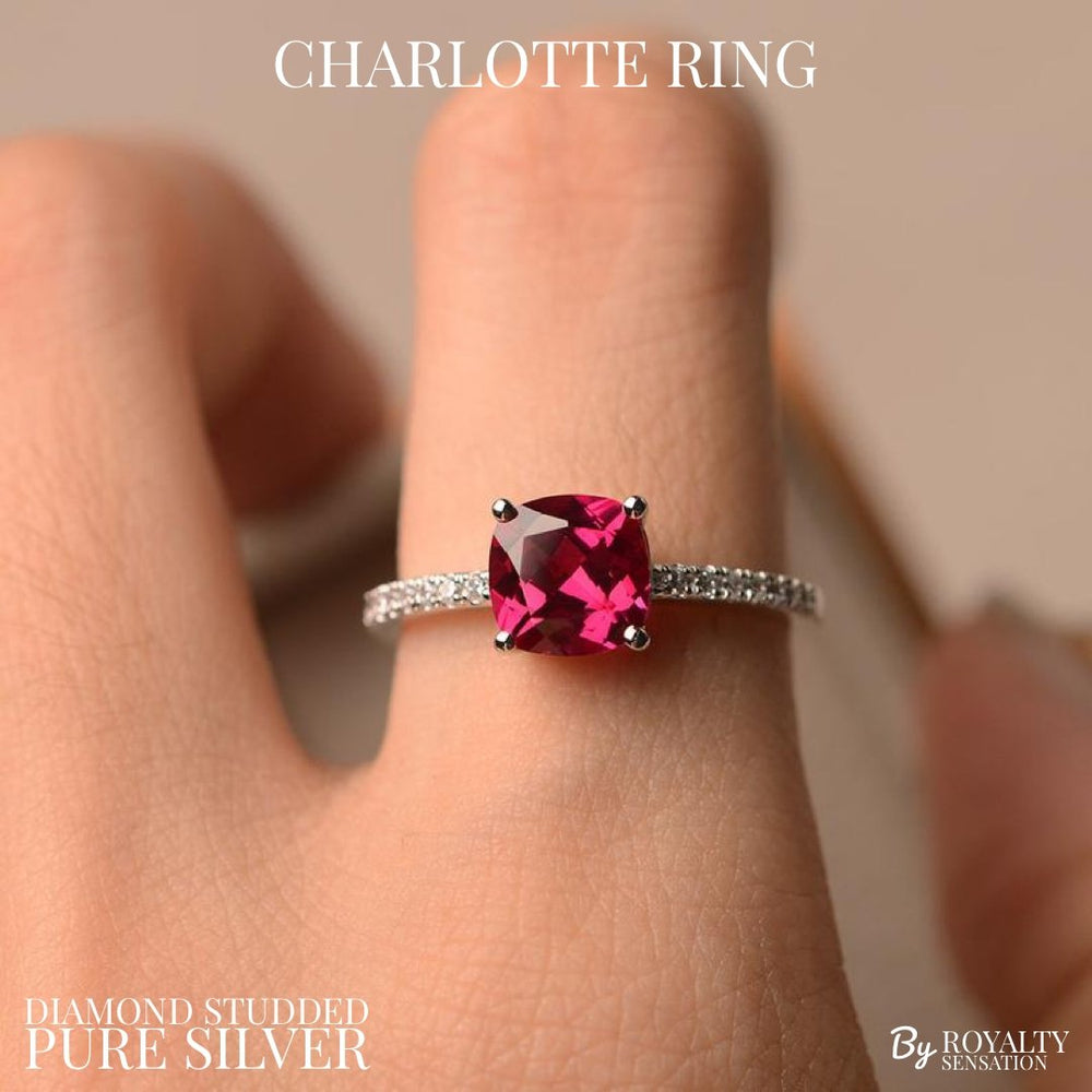 THE CHARLOTTE RING - 925 SILVER - SENSATION Pakistan