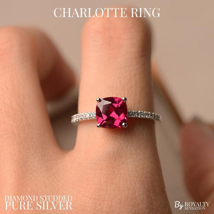 THE CHARLOTTE RING - 925 SILVER - SENSATION Pakistan
