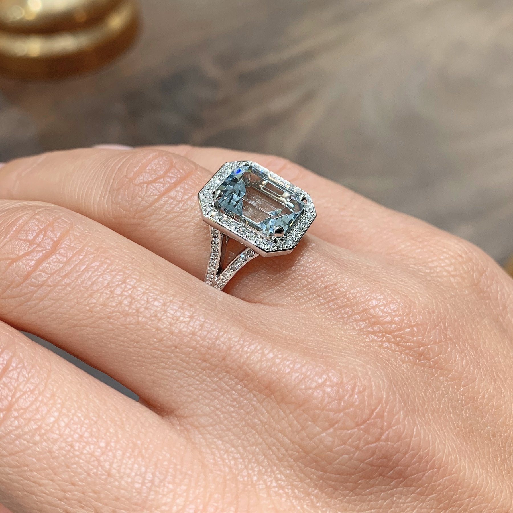 925 aquamarine ring sale