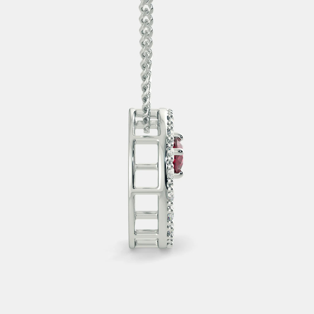 DRASTIC DIAMOND NECKLACE - 925 SILVER