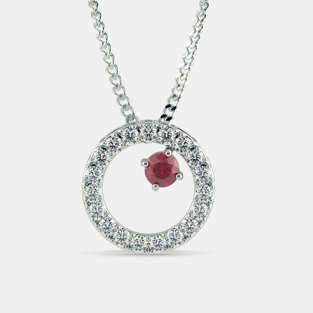 DRASTIC DIAMOND NECKLACE - 925 SILVER