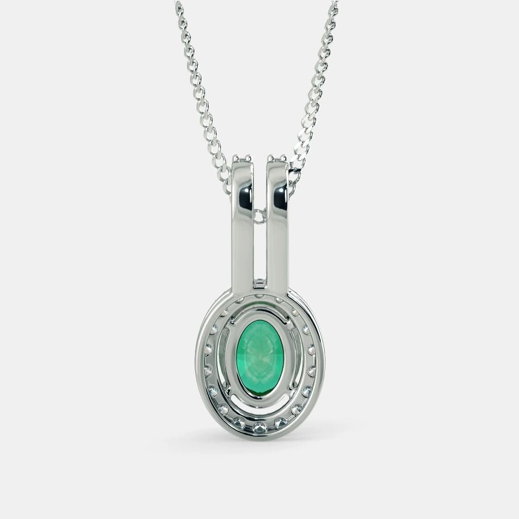 Atlantis Emerald Zircon Necklace - 925 SILVER - SENSATION Pakistan